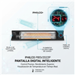 Calefactor Infrarrojo de Pared Digital Philco PBSV2022P 2000W con Display y Control Remoto